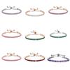 Women's Fashion Zirconia Paved Bracelet with Sliding Clasp - Elegant, Versatile Jewelry Gift