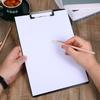 12er Pack Klemmbretter mit Stifthalter 8,5x12,4 Schwarzes Klemmbrett Kunststoff Standard A4 Briefgröße Hängende Klemmbretter für Schüler