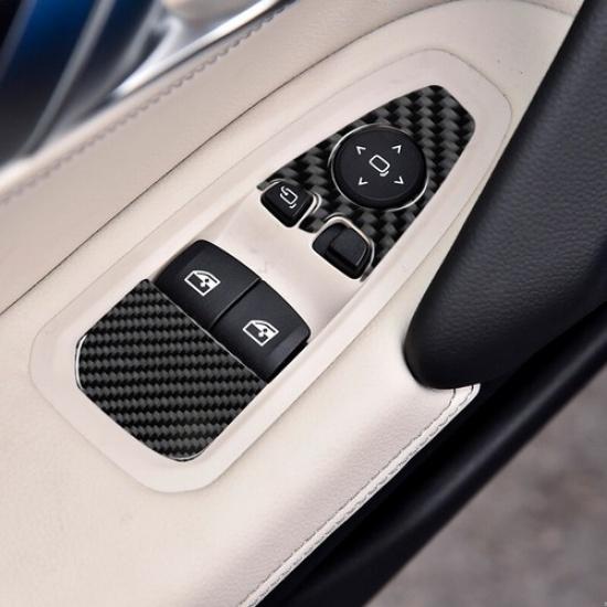 Carbon Fiber Interior Door Window Lift Switch Panel Cover For BMW Z4 G29 19-22