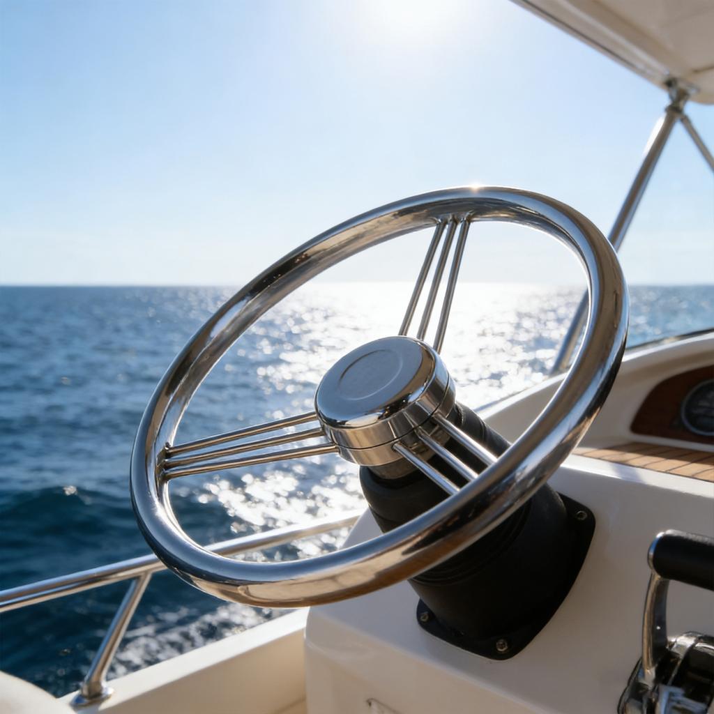 Extended Use Boat Steering Wheel Ergonomic Marine Steering Wheel Upgrades Fitting Various Vessels Including Speedboats