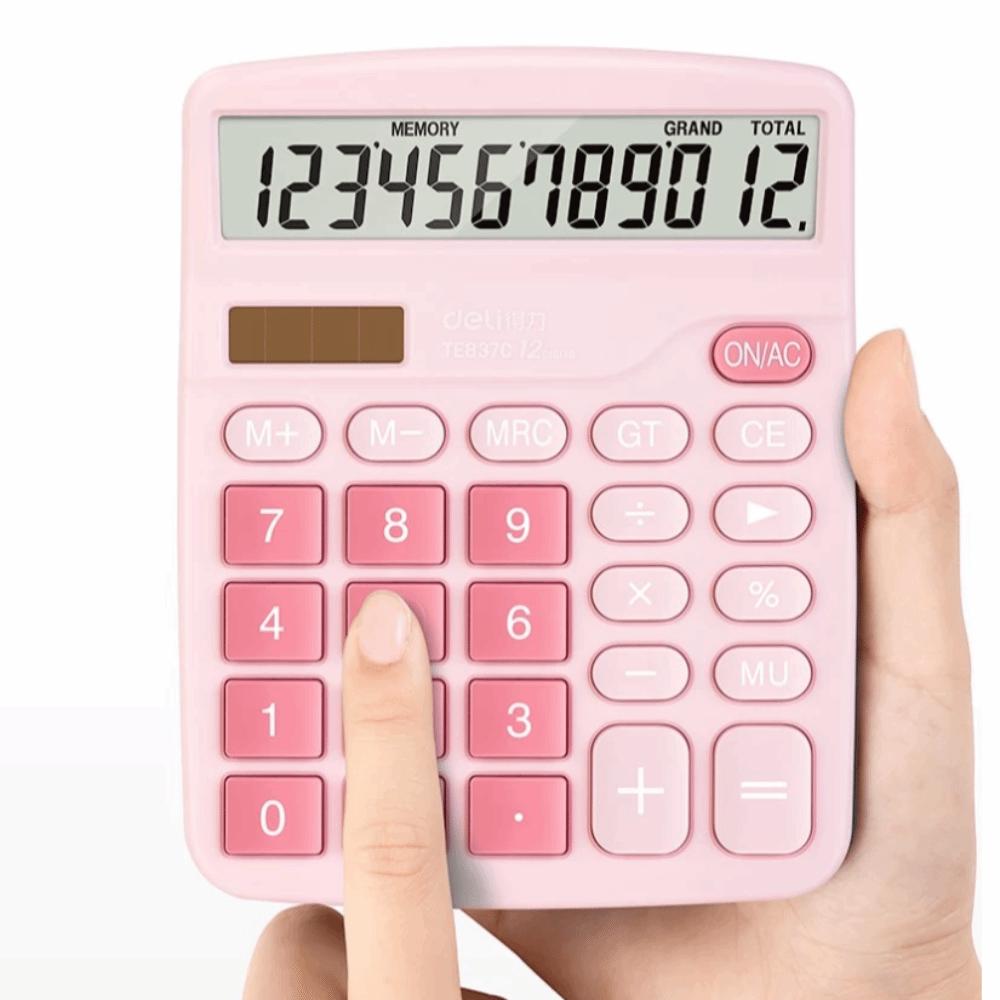 Accounting Tools Electronic Calculator Dual Power Supply Solar Calculator  Learning Tools
