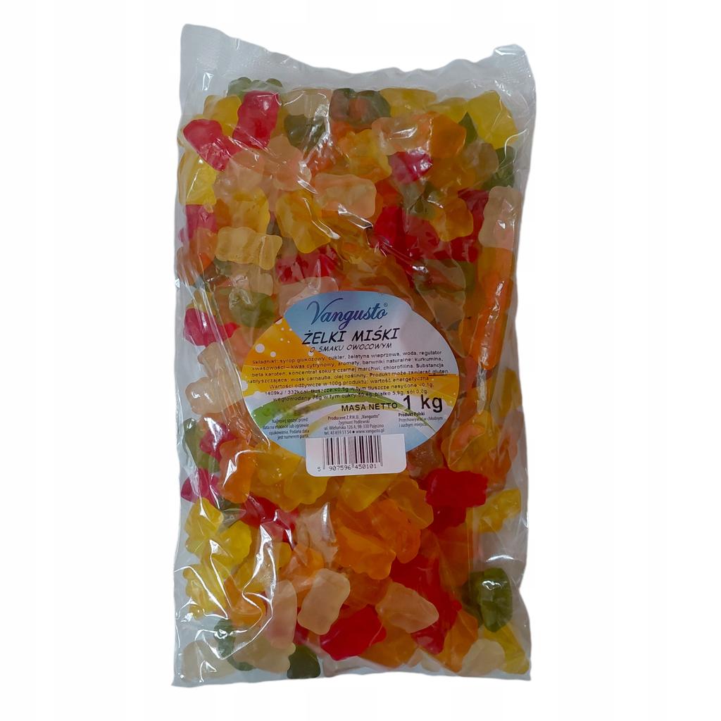 Vangusto fasolki żelki 1000g Misie