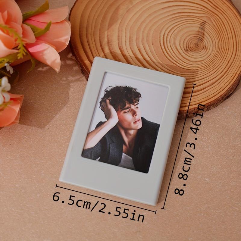 Colorful Magnetic Photo Frames, 3in Fridge Magnet Album Frames for Family Memory Photo Display, Compatible with Fuji Instax Negatives