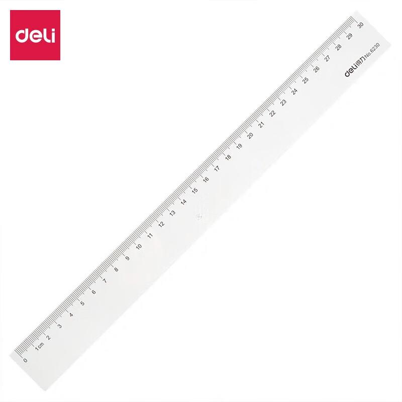 Deli Plastic Straight Ruler