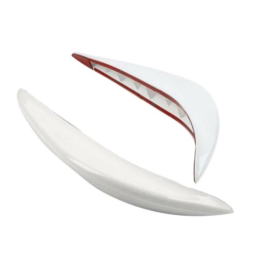 2Pcs Auto Car Front Rear Bumper Corner Guard Cover Strip Anti-Scratch Protector