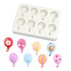 Balloon Shape Cake Decorating Mould Home Bakers Delight Balloon Shape Fondant Silicone Moulds for Cake Adornments