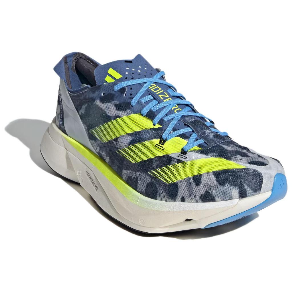 Adidas Adizero Adios Pro 3 White/Lemon/Blue Sneakers IG6441