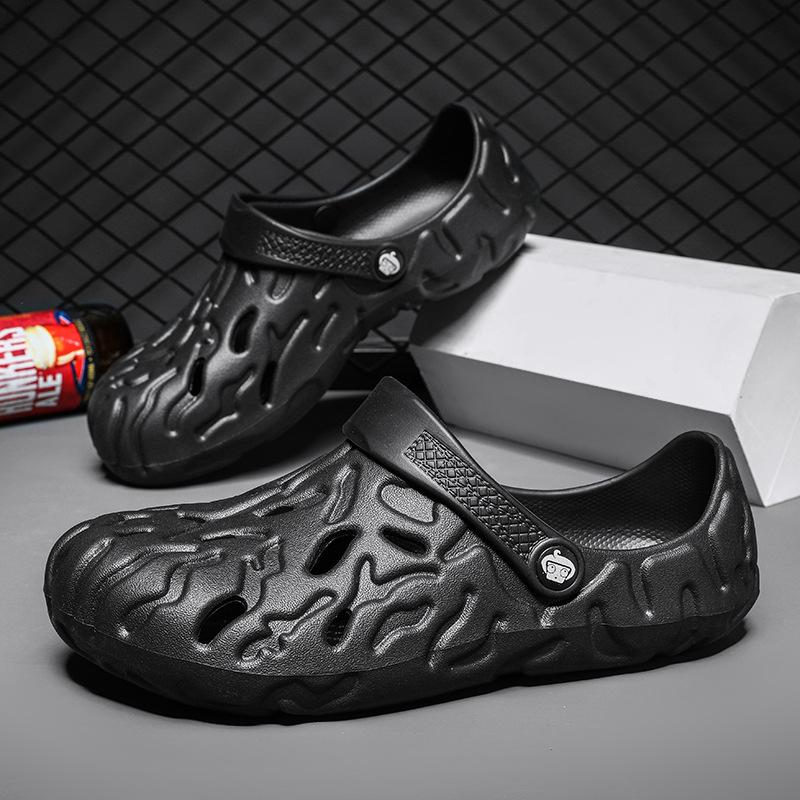 

2025 summer autumn Vietnamese sandals men s beach shoes driving boys trend men s sports men s cool slippers tide 40 чёрный