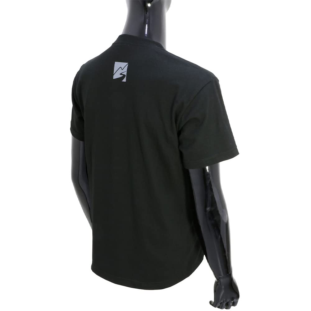 [Monster Sport] Printed T-Shirt, Black [Size L], Short Sleeve, Heavyweight Cotton (5.6oz Jersey) ZWS75KL