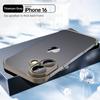 Soft TPU Corner Pad Frameless Case For iPhone 16 15 14 Plus 13 12 Pro Max Real Bare Ll Phone Camera Lens Edge Protector Cover