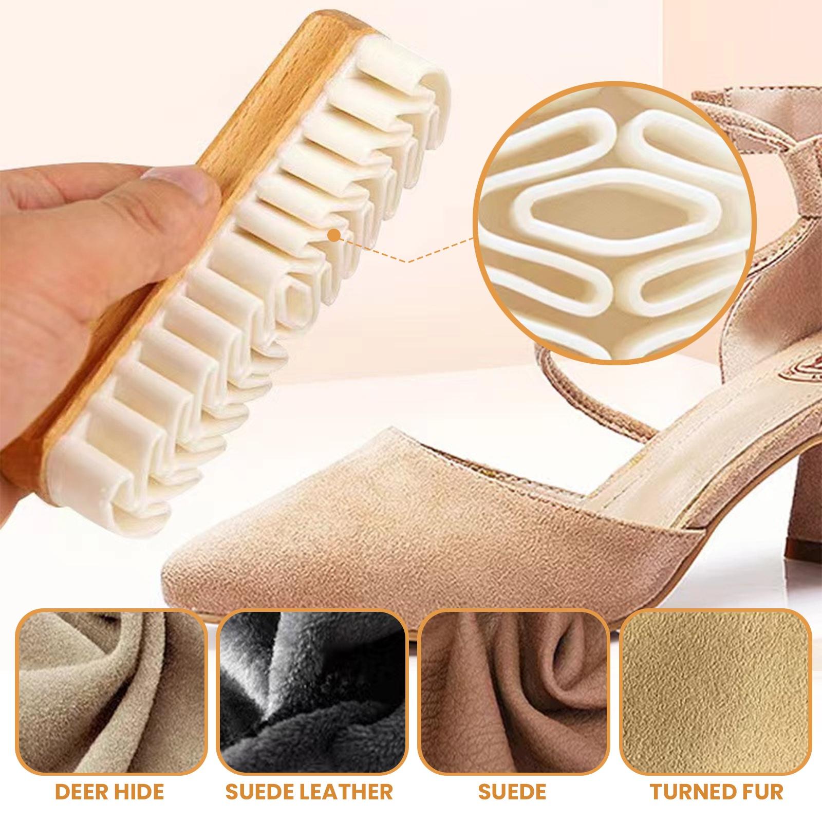 

Suede Shoe Brush And Eraser,Suede Brush And Eraser, Soft Suede Shoe Brush Cleaner, Suede Cleaning Brush For Shoes, Bags, Jacket, Purse, Sofa With Wood One Size