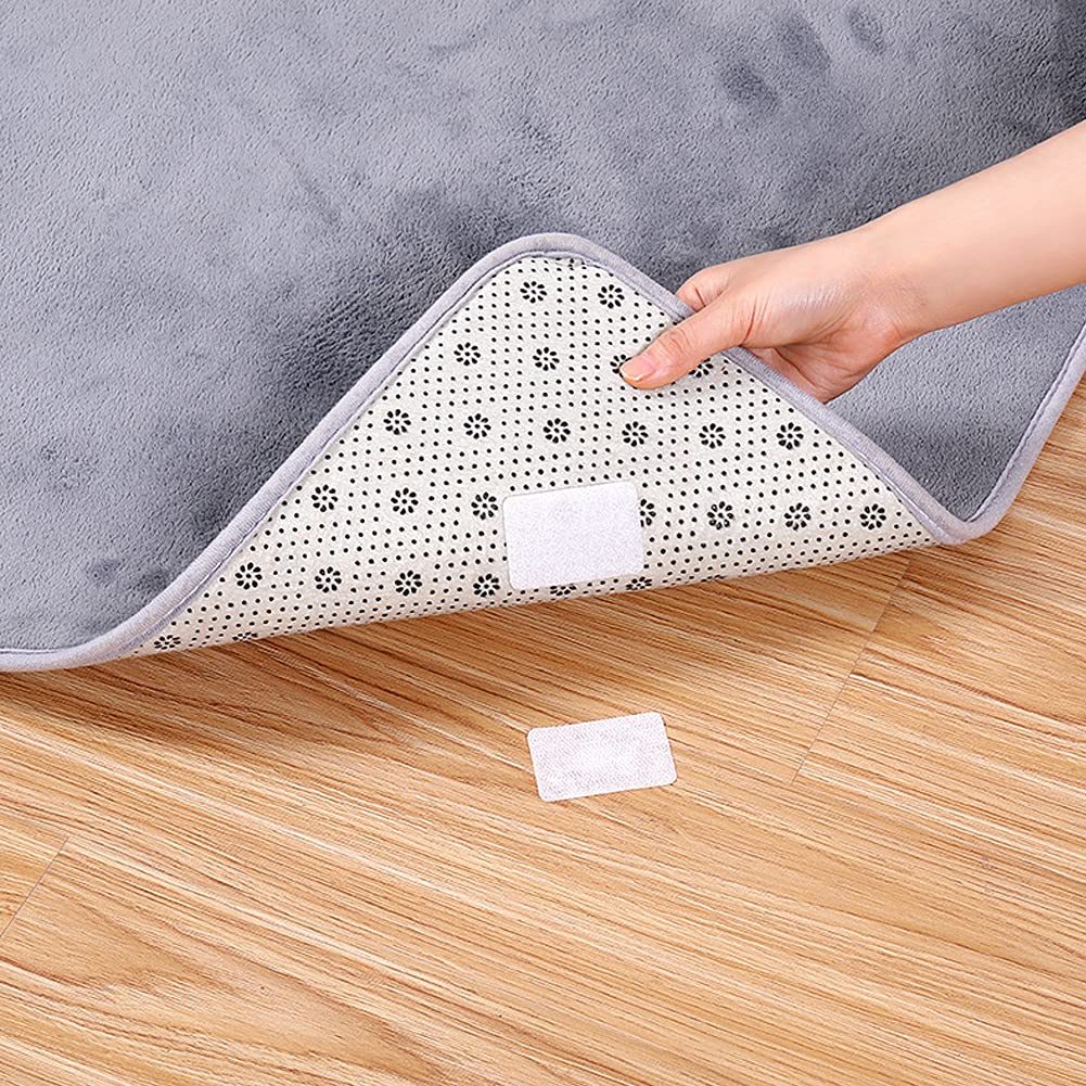 Orirya Klettband mit doppelseitigem Klebeband, Stark, Für Stoffe, Weiß, Schwarz, Männlich und