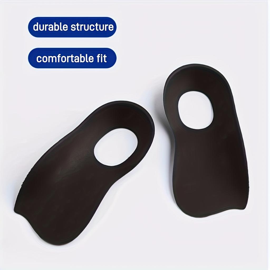 2pcs Plantar Support Insoles - Arch Support Cushions, Non-Slip Foot Pads for Flat Feet, Fallen Arches, Heels - Shoe Inserts for Running, Walking