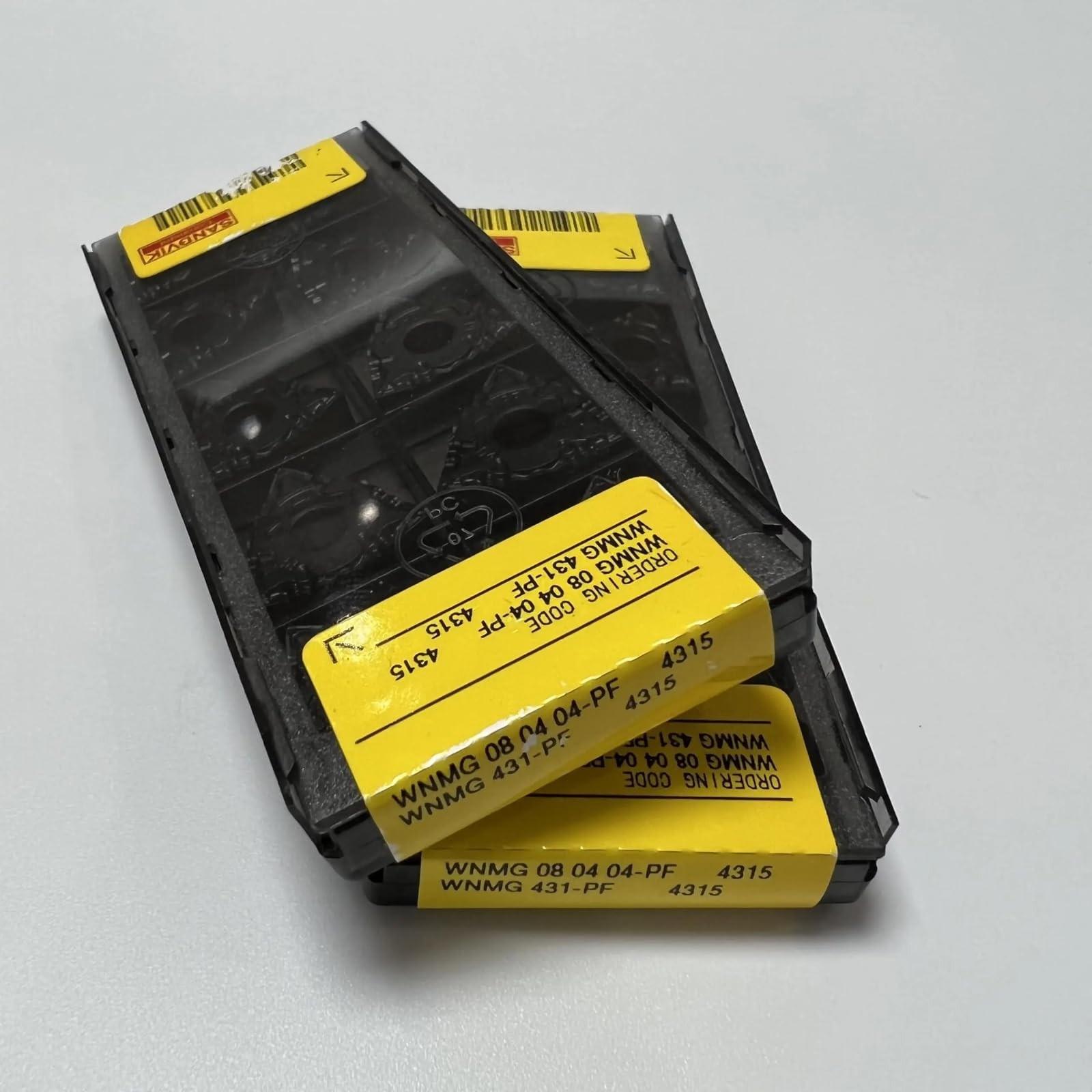 

Original Sandvik / WNMG080404-PF 4315 / CNC lathe carbide blade 10 PCS