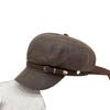 Retro Versatile Belt Buckle Design Newsboy Hat Children's Autumn Casual Cap Temperament Show Face Small Octagonal Hat Tide