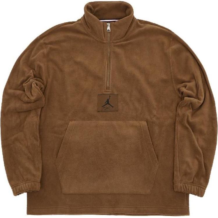 

Флисовый свитшот с молнией до половины длины Jordan Essentials Коричневый FD7863-281 S