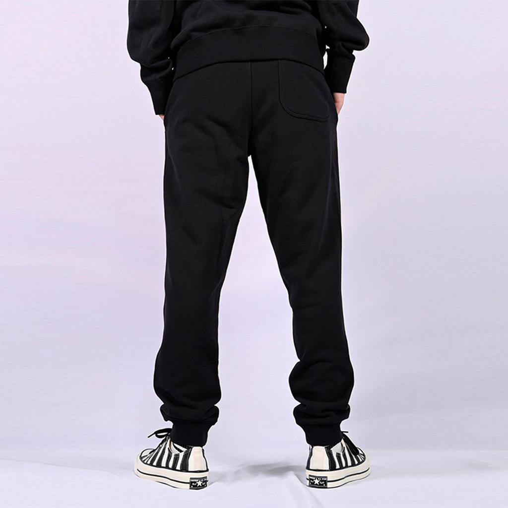 Converse Knitted Sweatpants Men's Black Moderate Straight Fit Pants 10020369-A01