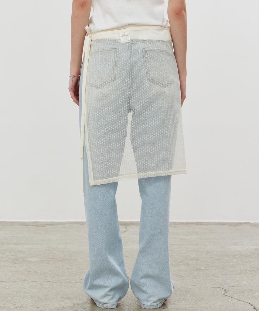 Itove Seoul See-Through Layered Wrap Skirt Cm