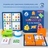 Wooden Monster Search Puzzle For Kids Focus Training With Cards And Blocks