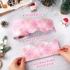 Christmas Candy Border Decorative Sticker Self-Adhesive Christmas Tree Poster Border Stickers Winter Snowflake Christmas Bells