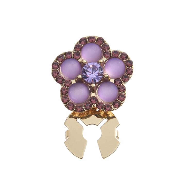 Sophisticated Florals Pattern Cufflinks Metal Button For Stylish Shirts