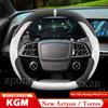 Naujam KGM Ssangyong Actyon Torres 2023 2024 2025 Suede Automobilio Vairo Dangtelis Neslystantis Prakaitą Sugeriantis Specialūs Interjero Aksesuarai