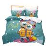Cartoon Owl Custom 3D Three-Dimensional Quilt Cover Three-Piece Digital Printing Home Textile Fresh