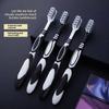 Medium Hard Bristle Toothbrush for Home Use with Ergonomic Design and Powerful Stain Removal