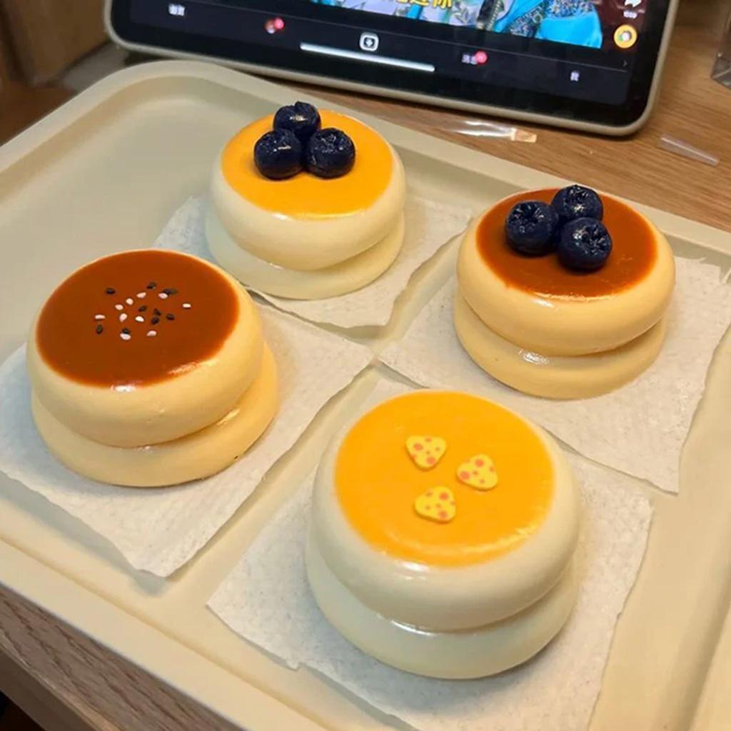 New Cream Blaster Cake Pressure Relief Soft Fingertip Toy Relieving Decompression Slow Rebound Stress Relief Toy Squeeze Toys