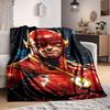 1pc Flash Superhero Blanket Lightweight Flannel Throw For Sofa, Bed, Travel, Livingroom, Office, Couch, Chair, And Bed