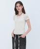 MUSINSA STANDARD WOMAN Women'S Wool Tencel Halter Layered T-Shirt [Ivory]