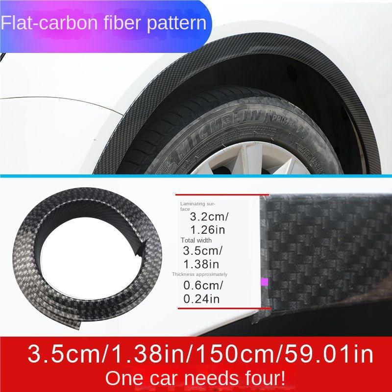 Universal Fender Flares Car Wheel Arches Wing Expander Arch Eyebrow Anti-collision Strips Mudguard Lip Protect Cover Accessories