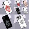 Vintage Anatomical Heart Brain Phone Case For Xiaomi Redmi Note 12 12S 11 11S 10 10S 9 9S 8 Pro Redmi 12 9C 10C 12C Cover