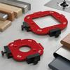 2Pcs Aluminum Alloy Radius Jig Templates - Woodworking Router Corner Radius Set - Quick-Switch Arc Cutting Guide