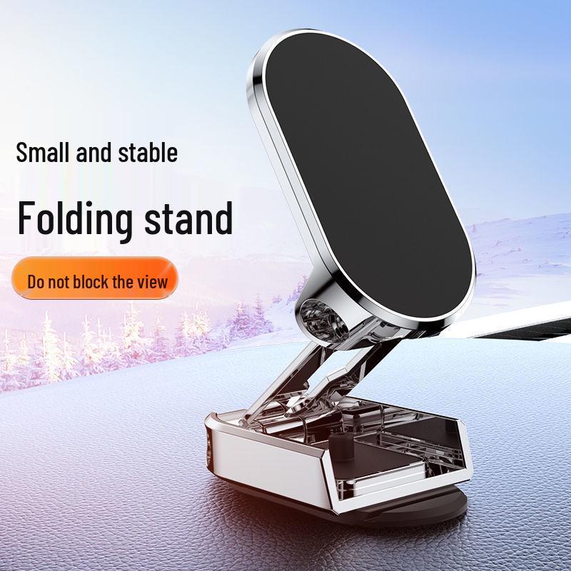 Magnetische Faltbare Autotelefonhalterung: Armaturenbrett Multi-Winkel Rotationshalterung mit Logo Geschenk