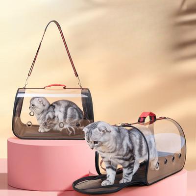 Kedi Çantası Taşınabilir Kedi Uzay Kapsülü Taşınabilir Tek Omuz Büyük Kapasiteli Kedi Omuz Sırt Çantası