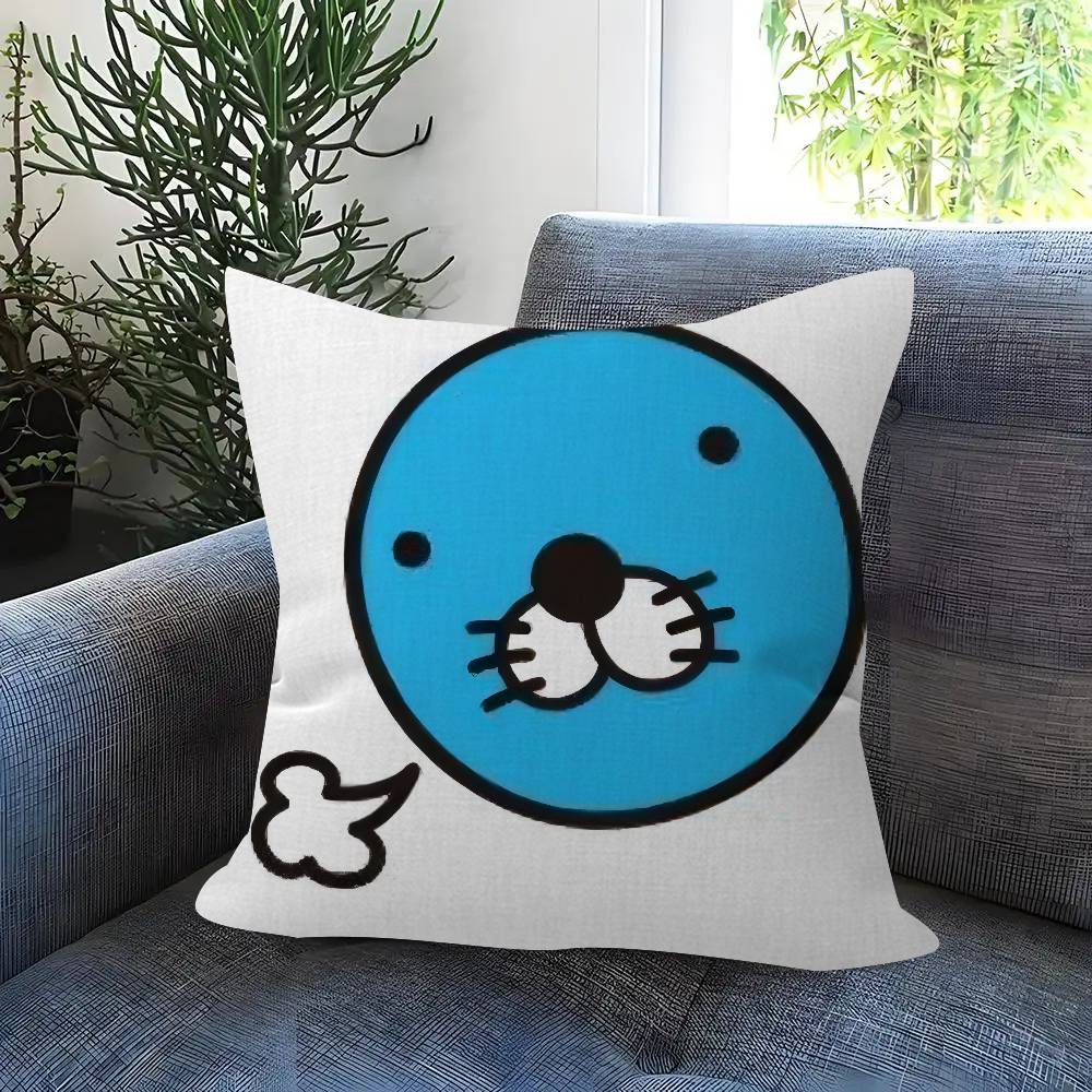 

Cartoon Anime BBonobono Pillow Cushion Cover Pillowcase Living Room Sofa Home Decor Customized 30x30 cm
