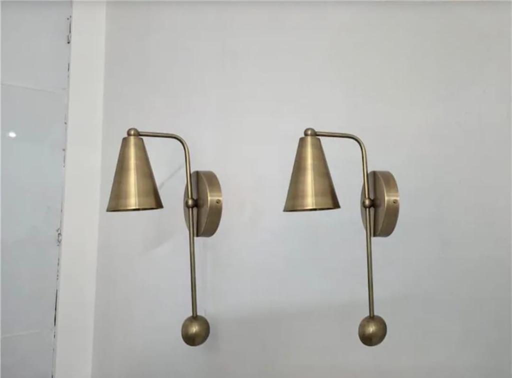 Pair of Modern Wall Sconce Adjustable Wall Lights for Bedroom or Living Room