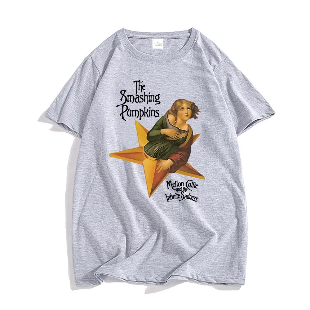 Mellon Collie and The Infinite Sadness Women T-shirt The Smashing Pumpkins Band Graphic Tshirts Vintage Fashion Print Men Shirt