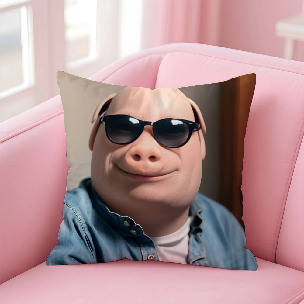 Джон Порк Звонит Наволочка с принтом наволочка для гостиной диванная подушка наволочка декор для спальни 16x16Inch