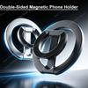 Para MagSafe Soporte de Anillo Magnético de Doble Cara para Teléfono Soporte Plegable Agarre para iPhone 17 16 15 14 13 Samsung Xiaomi Soporte
