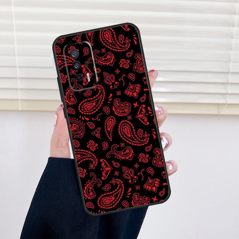 Paisley Bandana Cover For Xiaomi 13 14 15 Ultra 11T 12T 13T 14T Pro POCO X7 Pro X3 X5 X6 M6 F5 F6 Pro Case