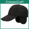 Comfortable And Warm Dad And Grandpa Baseball Cap For Winter With Ear Flaps