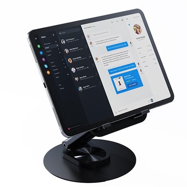 Stojak biurkowy do telefonu/tabletu USAMS 4.7-12 cali Czarny