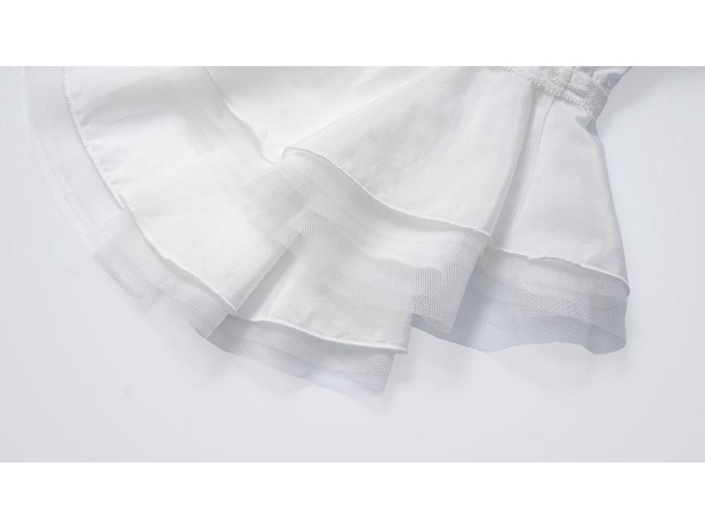 Premium Purple Label: 2026 Spring Silk-Cotton Blend French Style Ruffle V-Neck Bell Sleeve Shirt