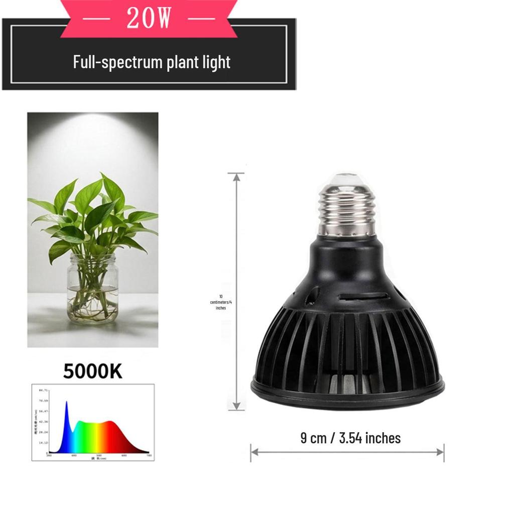 Vollspektrum E27 Sonnenlicht LED Pflanzenlampe für die Pflanzenzucht
