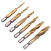 6pcs Screw Tap Drill Bits Kit 6542 High Speed Steel M10 M8 M6 M5 M4 M3 Tapping ToolsLong  Type