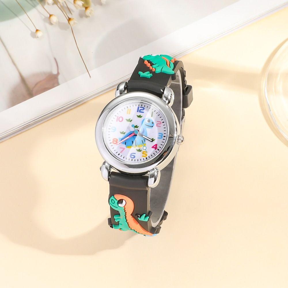 Dinosaur Children Wrist Watches Football Pattern Kid Girl Boy Study Time  For Boys and Girls