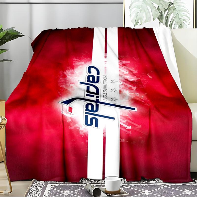 Washington Team Spirit Blanket Flannel Throw for Sofa, Indoor, Camping, Living Room, Office, Chair, And Bed Soft Birthday Gift