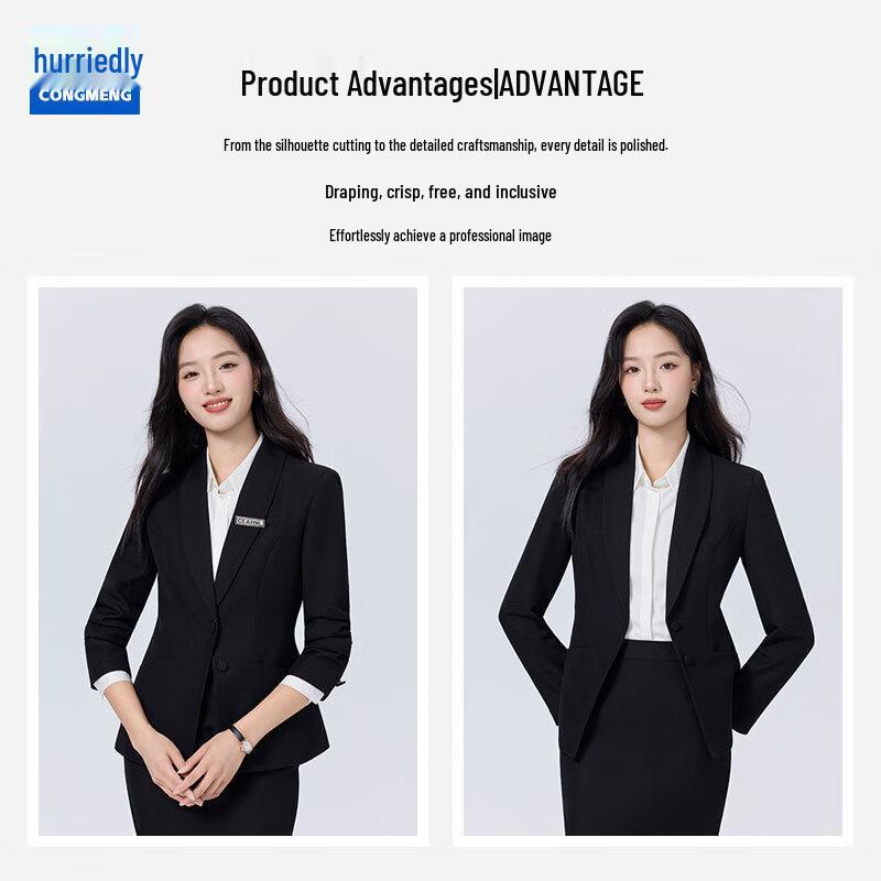 Congmeng Women's Professional Blazer and Trousers